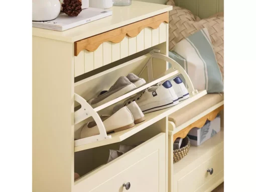 Armoire à Chaussures, Meuble De Rangement à Chaussures, Commode à Chaussures Sur Pieds, FSR124-MI -Meilleur Meubles Magasin meuble de rangement 19202487