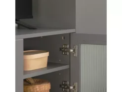 Meuble à Chaussures, Meuble Bas D'Entrée, Meuble TV, Meuble De Rangement Sur Pieds, FSR130-HG -Meilleur Meubles Magasin meuble de rangement 19203079