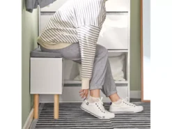 Meuble à Chaussures, Armoire à Chaussures Avec 1 Banc De Rangement Amovible Sur Pieds, FSR134-W -Meilleur Meubles Magasin meuble de rangement 19203179
