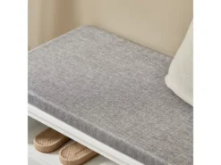 Banc De Rangement, Banc à Chaussures, Meuble D’Entrée Avec Coussin Rembourré Avec 1 Porte, FSR126-W 20 Banc De Rangement, Banc à Chaussures, Meuble D’Entrée Avec Coussin Rembourré Avec 1 Porte, FSR126-W -Meilleur Meubles Magasin meuble de rangement 19203225