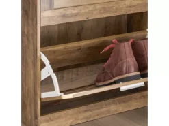 Armoire À Chaussures Commode À Chaussures Avec 2 Abattants Pour Entrée Couloir, Fsr137-f -Meilleur Meubles Magasin meuble de rangement 19203709