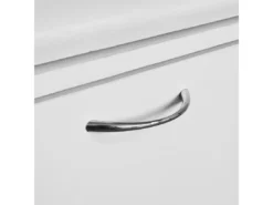 Banc Armoire à Chaussures 1 Abattant Avec Coussin, Coffre Rangement Pour Chaussures Blanc, FSR16-W -Meilleur Meubles Magasin meuble de rangement 19203865