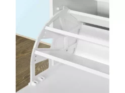 Banc Armoire à Chaussures 1 Abattant Avec Coussin, Coffre Rangement Pour Chaussures Blanc, FSR16-W -Meilleur Meubles Magasin meuble de rangement 19203869