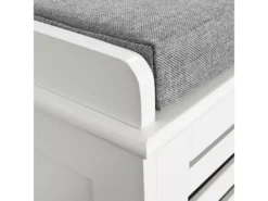 Banc De Rangement Avec Coussin Rembourré Et 2 Cubes, FSR23-K-W -Meilleur Meubles Magasin meuble de rangement 19203879