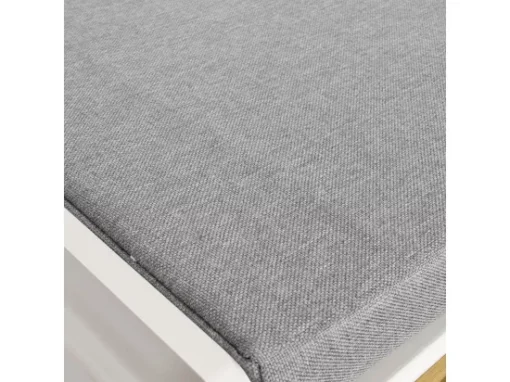 Banc De Rangement Avec Coussin Rembourré Et 2 Cubes, FSR23-K-W -Meilleur Meubles Magasin meuble de rangement 19203881