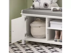 Banc De Rangement Commode à Bottes Chaussures, FSR35-W -Meilleur Meubles Magasin meuble de rangement 19204183