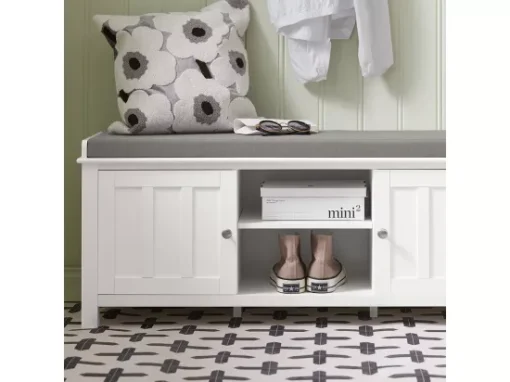 Banc De Rangement Commode à Bottes Chaussures, FSR35-W -Meilleur Meubles Magasin meuble de rangement 19204187