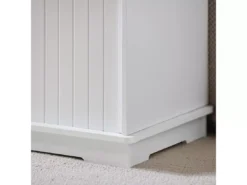 Banc De Rangement Avec 3 Cubes Et Coussin Rembourré Meuble D'Entrée Commode à Chaussure, FSR30-W -Meilleur Meubles Magasin meuble de rangement 19204201
