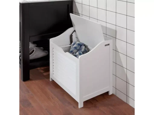 Banc De Rangement Panier À Linge Avec Sac Amovible, Fsr40-w -Meilleur Meubles Magasin meuble de rangement 19204235