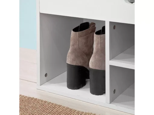 Banc De Rangement à Chaussures Bottes Avec Coussin RembourréMeuble D'Entrée, FSR45-HG -Meilleur Meubles Magasin meuble de rangement 19204301
