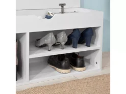 Banc De Rangement à Chaussures Bottes Avec Coussin RembourréMeuble D'Entrée, FSR45-HG -Meilleur Meubles Magasin meuble de rangement 19204311