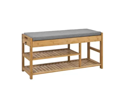 Étagère à Chaussures Avec Tiroirs Latéraux, Banquette Siège Pour Chausser, FSR47-N -Meilleur Meubles Magasin meuble de rangement 19204453