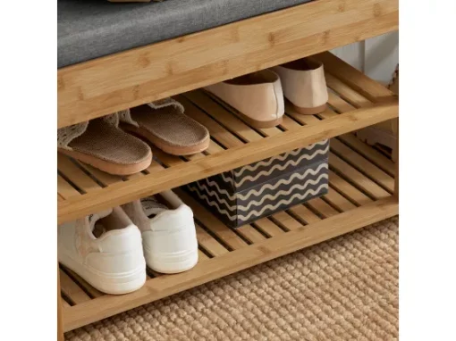 Étagère à Chaussures Avec Tiroirs Latéraux, Banquette Siège Pour Chausser, FSR47-N -Meilleur Meubles Magasin meuble de rangement 19204467