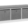 Banc De Rangement Avec Coussin Rembourré Meuble Entrée, FSR65-DG -Meilleur Meubles Magasin meuble de rangement 19205487