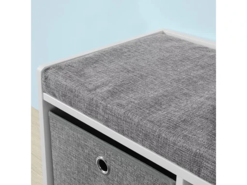 Banc De Rangement Avec Coussin Rembourré Meuble Entrée, FSR65-DG -Meilleur Meubles Magasin meuble de rangement 19205493