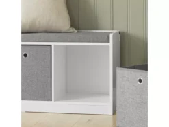 Banc De Rangement Avec Coussin Rembourré Meuble Entrée, FSR65-DG -Meilleur Meubles Magasin meuble de rangement 19205503