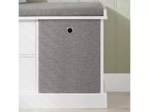 Banc De Rangement Avec Coussin Rembourré Meuble Bas Entrée Commode à Chaussure Banquette, FSR66-HG -Meilleur Meubles Magasin meuble de rangement 19206267