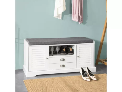 Banc De Rangement À Chaussures Avec Coussin RembourréChaussures Banquette, Fsr71-w -Meilleur Meubles Magasin meuble de rangement 19206313