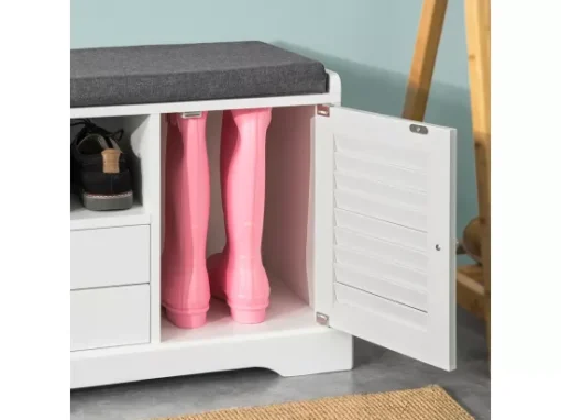 Banc De Rangement À Chaussures Avec Coussin RembourréChaussures Banquette, Fsr71-w -Meilleur Meubles Magasin meuble de rangement 19206329