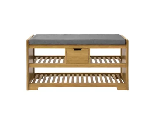 Étagère à Chaussures Avec Tiroir, Banquette Siège Pour Chausser, FSR75-N -Meilleur Meubles Magasin meuble de rangement 19206331