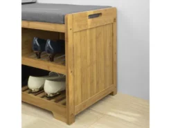 Étagère à Chaussures Avec Tiroir, Banquette Siège Pour Chausser, FSR75-N -Meilleur Meubles Magasin meuble de rangement 19206337