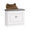 Banc à Chaussures Meuble à Chaussures Avec Assise Coussin Rembourré, FSR82-K-W -Meilleur Meubles Magasin meuble de rangement 19306993
