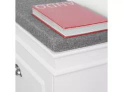 Banc à Chaussures Meuble à Chaussures Avec Assise Coussin Rembourré, FSR82-K-W -Meilleur Meubles Magasin meuble de rangement 19307003