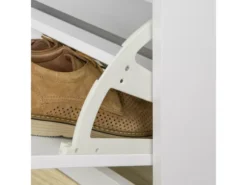 Banc à Chaussures Meuble à Chaussures Avec Assise Coussin Rembourré, FSR82-K-W -Meilleur Meubles Magasin meuble de rangement 19307007