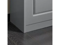 Banc à Chaussures Meuble à Chaussures Avec Assise Coussin Rembourré Et Abattant Gris, FSR82-L-HG -Meilleur Meubles Magasin meuble de rangement 19307057