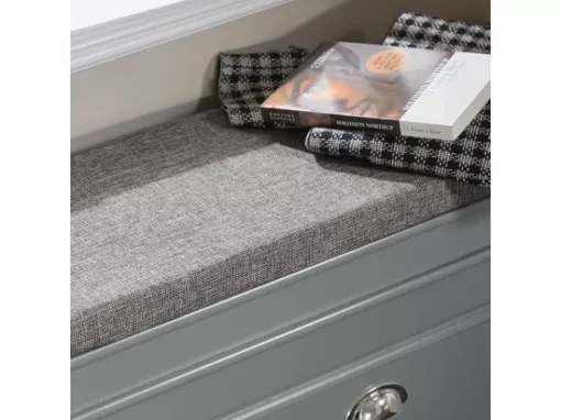 Banc à Chaussures Meuble à Chaussures Avec Assise Coussin Rembourré Et Abattant Gris, FSR82-L-HG -Meilleur Meubles Magasin meuble de rangement 19307065