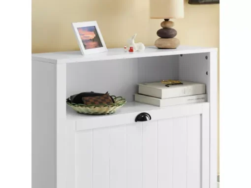 Meuble De Rangement à Chaussures Armoire à Chaussures Commode à Chaussures 2 Abattants, FSR87-W -Meilleur Meubles Magasin meuble de rangement 19307457