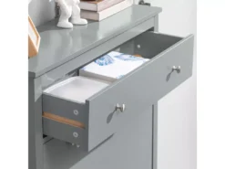 Meuble De Rangement à Chaussures Armoire à Chaussures Commode à Chaussures 2 Abattants, FSR89-HG -Meilleur Meubles Magasin meuble de rangement 19307475