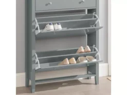 Meuble De Rangement à Chaussures Armoire à Chaussures Commode à Chaussures 2 Abattants, FSR89-HG -Meilleur Meubles Magasin meuble de rangement 19307485