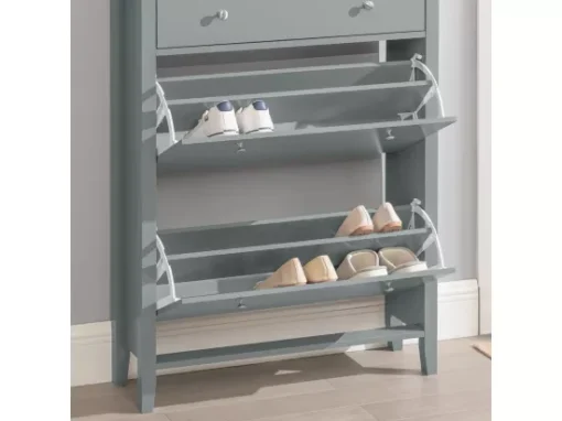 Meuble De Rangement à Chaussures Armoire à Chaussures Commode à Chaussures 2 Abattants, FSR89-HG -Meilleur Meubles Magasin meuble de rangement 19307485