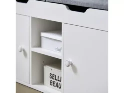 Banc À Chaussures Meuble Entrée Meuble Chaussures Commode À Chaussures Coussin Rembourré, Fsr96-w -Meilleur Meubles Magasin meuble de rangement 19307845
