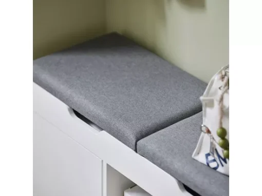 Banc À Chaussures Meuble Entrée Meuble Chaussures Commode À Chaussures Coussin Rembourré, Fsr96-w -Meilleur Meubles Magasin meuble de rangement 19307847