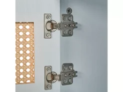 Meuble TV En MDF Blanc Et Beige PARTON -Meilleur Meubles Magasin meuble tv 16195653