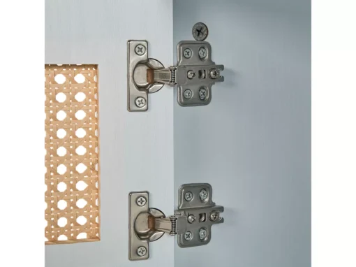Meuble TV En MDF Blanc Et Beige PARTON -Meilleur Meubles Magasin meuble tv 16195653