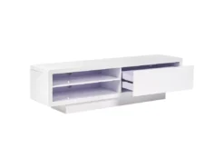 Meuble TV Blanc ANTONIC -Meilleur Meubles Magasin meuble tv 16196609