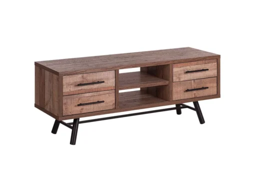 Meuble TV En Bois Foncé ATLANTA -Meilleur Meubles Magasin meuble tv 16197607