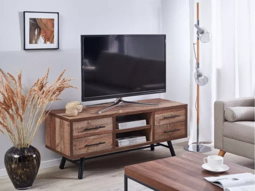Meuble TV En Bois Foncé ATLANTA -Meilleur Meubles Magasin meuble tv 16197609