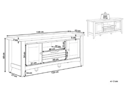 Meuble TV Bois Clair AGORA 14 Meuble TV Bois Clair AGORA -Meilleur Meubles Magasin meuble tv 16199271