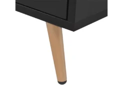 Meuble TV Noir Mat Et Doré INDIO -Meilleur Meubles Magasin meuble tv 16199489