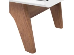 Meuble TV Bois Et Blanc DETROIT -Meilleur Meubles Magasin meuble tv 16437569