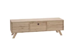 Meuble TV Blanc/bois FORESTER -Meilleur Meubles Magasin meuble tv 16669485
