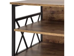 Meuble TV Imitation Bois Foncé CARLISLE -Meilleur Meubles Magasin meuble tv 16669551
