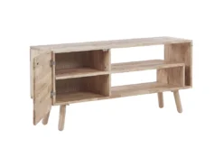 Meuble TV En Bois Clair 130 X 40 Cm WESTFIELD -Meilleur Meubles Magasin meuble tv 16669841