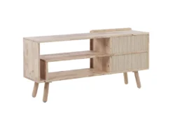 Meuble TV En Bois Clair 130 X 40 Cm WESTFIELD -Meilleur Meubles Magasin meuble tv 16669843