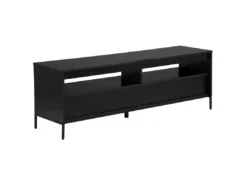 Meuble TV Noir Et Couleur Bois SYDNEY -Meilleur Meubles Magasin meuble tv 16670259