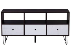 Meuble TV Marron Et Blanc FOSTON -Meilleur Meubles Magasin meuble tv 16671129